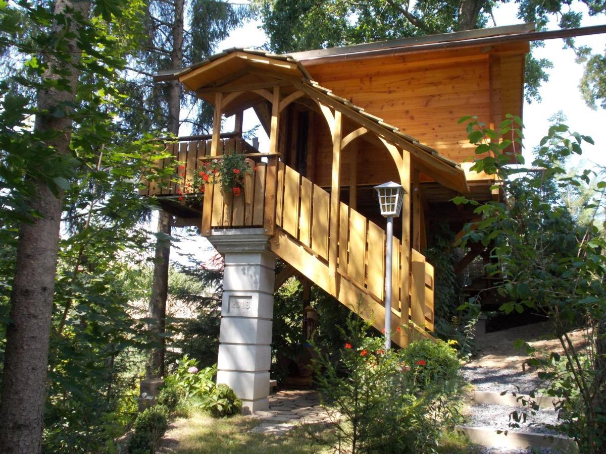 Baumhaus Wolfshoehle Fischach Екстериор снимка