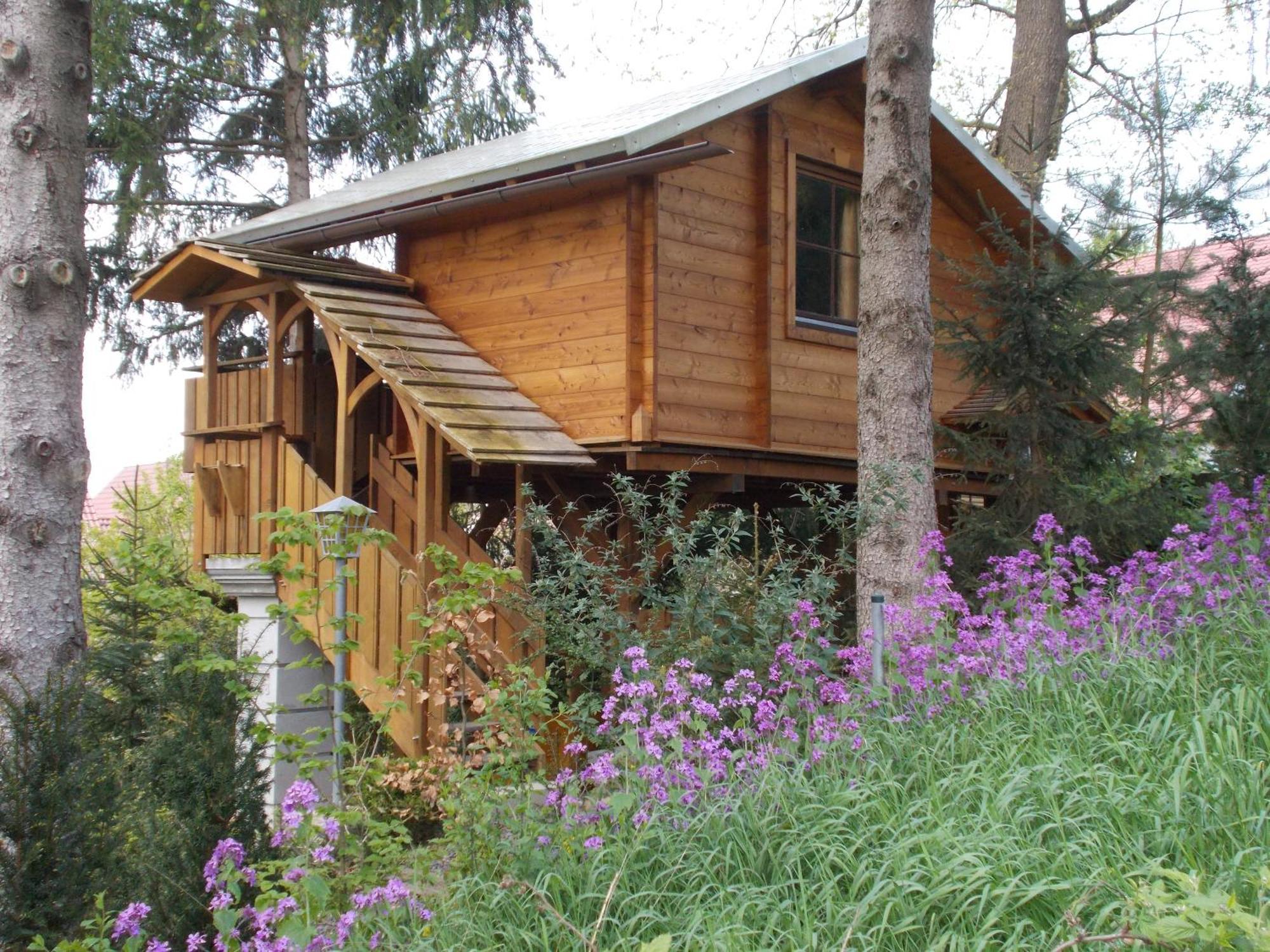 Baumhaus Wolfshoehle Fischach Екстериор снимка