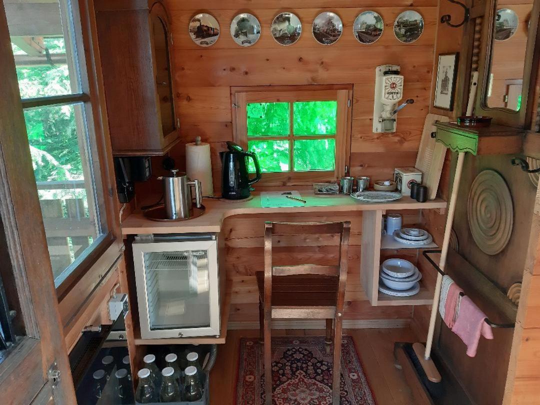 Baumhaus Wolfshoehle Fischach Екстериор снимка