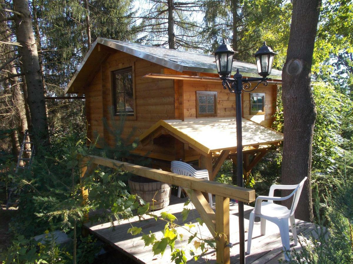 Baumhaus Wolfshoehle Fischach Екстериор снимка